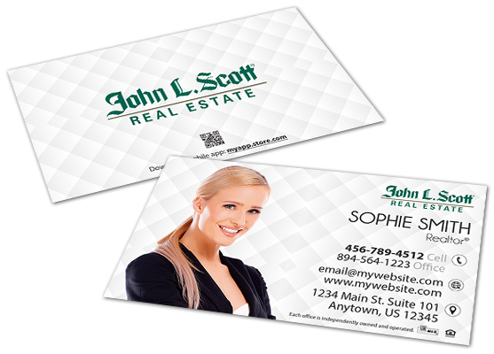 John L Scott Cards, John L Scott Business Cards, John L Scott Realtor Business Cards, John L Scott Agent Business Cards, John L Scott Broker Business Cards, John L Scott Office Business Cards