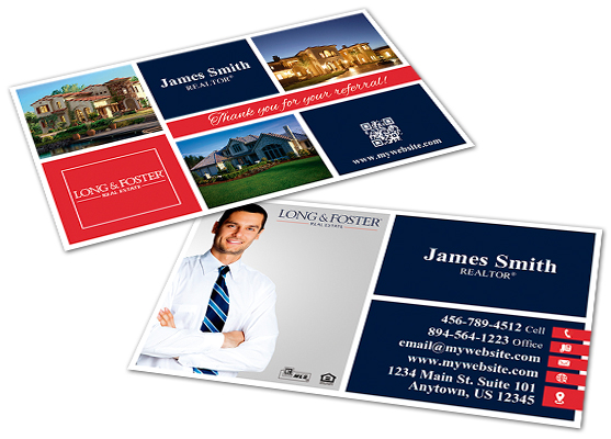 Long Foster Cards, Long Foster Business Cards, Long Foster Realtor Business Cards,Long Foster Agent Business Cards, Long Foster Broker Business Cards, Long Foster Office Business Cards