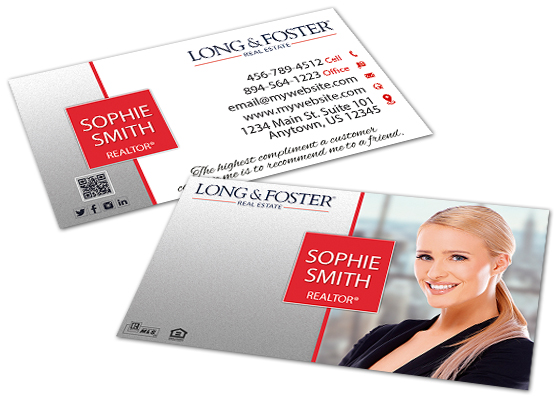 Long Foster Cards, Long Foster Business Cards, Long Foster Realtor Business Cards,Long Foster Agent Business Cards, Long Foster Broker Business Cards, Long Foster Office Business Cards