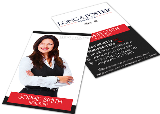 Long Foster Cards, Long Foster Business Cards, Long Foster Realtor Business Cards,Long Foster Agent Business Cards, Long Foster Broker Business Cards, Long Foster Office Business Cards