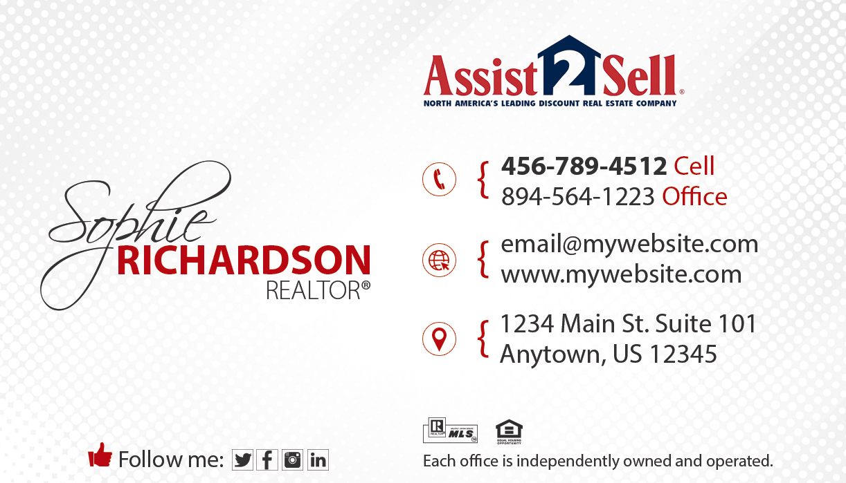 Assist 2 Sell Business Cards 33 Assist 2 Sell Business Cards