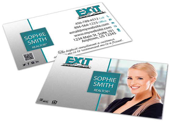 Exit Realty Cards, Exit Realty Business Cards, Exit Realty Business Card Template, Exit Realty Card Ideas, Exit Realty Business Card Printing