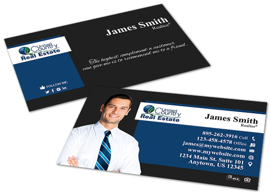 United Country Cards, United Country Business Cards, United Country Business Card Template, United Country Card Ideas, United Country Business Card Printing