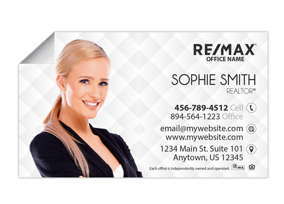 Remax Business Card Stickers | Remax Stickers, Remax Card Stickers, Remax Business Card Sticker Printing, Remax Business Card Sticker Templates