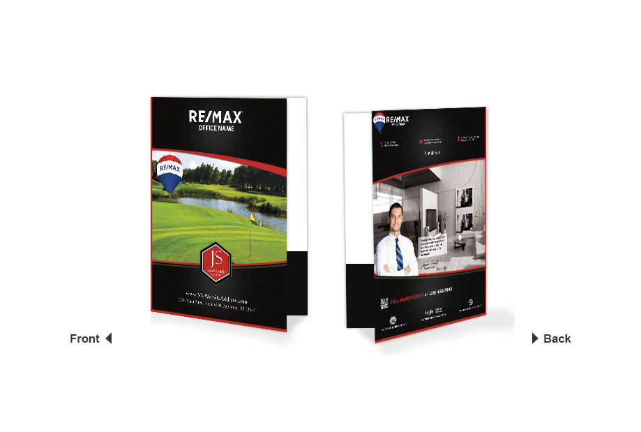 Remax Folders, Remax Realtor Folders, Remax Agent Folders, Remax Broker Folders, Remax Office Folders