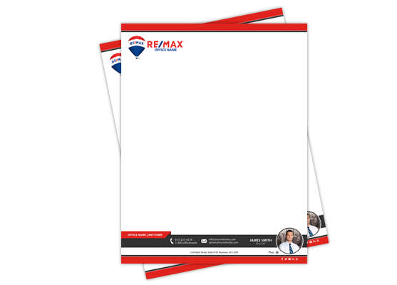 Remax Letterheads | Remax Letterhead Templates, Remax Letterhead designs, Remax Letterhead Printing, Remax Letterhead Ideas