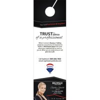 Remax Door Hangers Business Card Slits | Remax Door Hangers Tear Off Business Cards, Remax Door Hangers with Business Cards