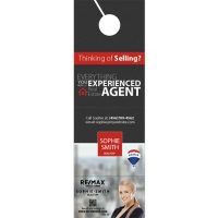 Remax Door Hangers Business Card Slits | Remax Door Hangers Tear Off Business Cards, Remax Door Hangers with Business Cards