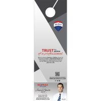 Remax Door Hangers Business Card Slits | Remax Door Hangers Tear Off Business Cards, Remax Door Hangers with Business Cards