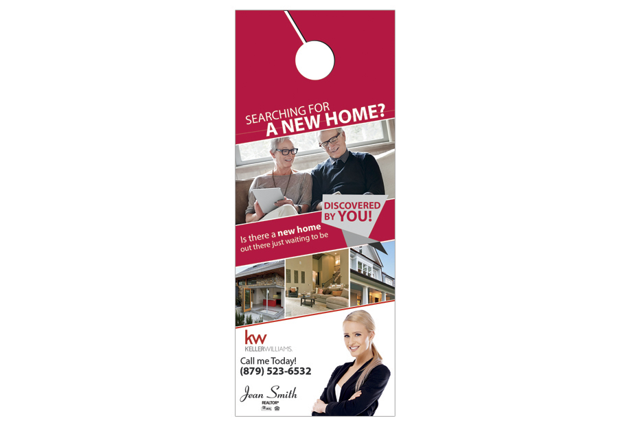 Keller Williams Door Hangers, Keller Williams Realtor Hangers, Keller Williams Agent Hangers, Keller Williams Office Hangers, Keller Williams Broker Hangers