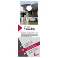 Keller Williams Door Hangers, Keller Williams Realtor Hangers, Keller Williams Agent Hangers, Keller Williams Office Hangers, Keller Williams Broker Hangers