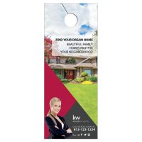 Keller Williams Door Hangers, Keller Williams Realtor Hangers, Keller Williams Agent Hangers, Keller Williams Office Hangers, Keller Williams Broker Hangers