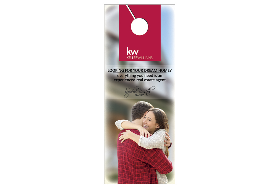 Keller Williams Door Hangers, Keller Williams Realtor Hangers, Keller Williams Agent Hangers, Keller Williams Office Hangers, Keller Williams Broker Hangers