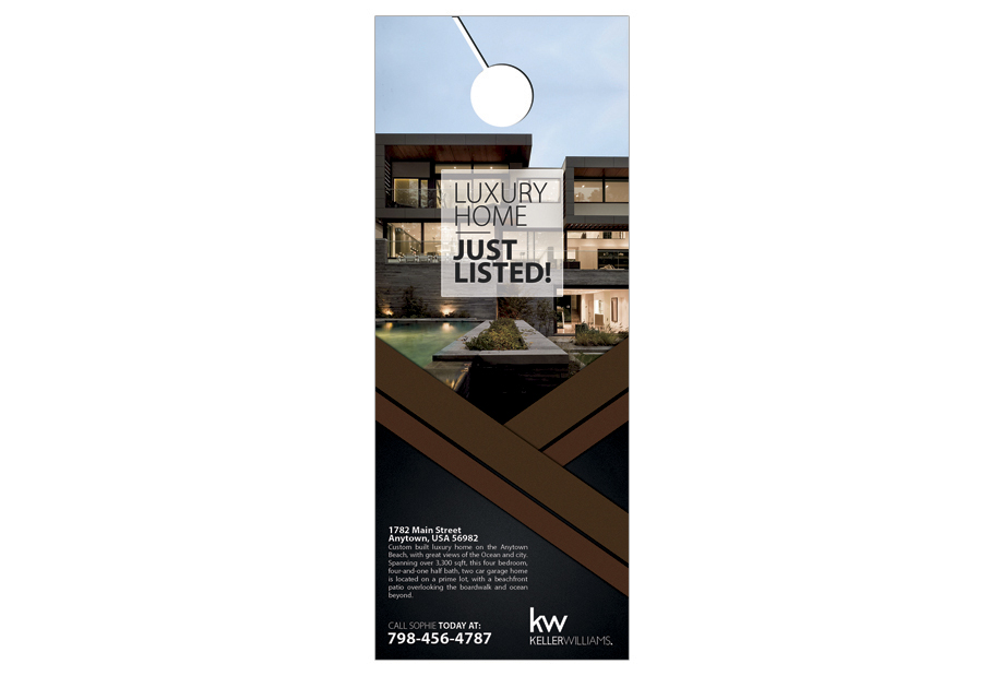 Keller Williams Door Hangers, Keller Williams Realtor Hangers, Keller Williams Agent Hangers, Keller Williams Office Hangers, Keller Williams Broker Hangers