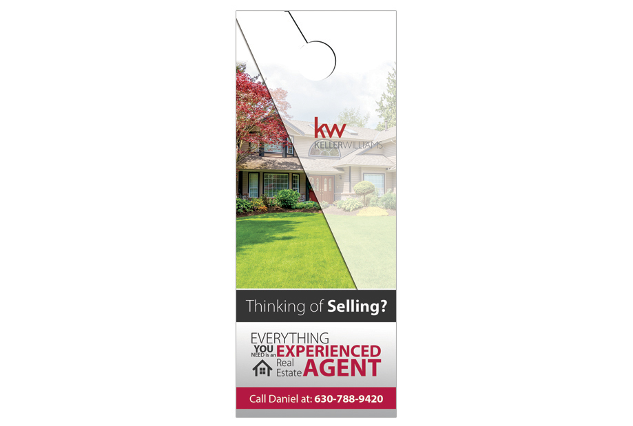 Keller Williams Door Hangers, Keller Williams Realtor Hangers, Keller Williams Agent Hangers, Keller Williams Office Hangers, Keller Williams Broker Hangers