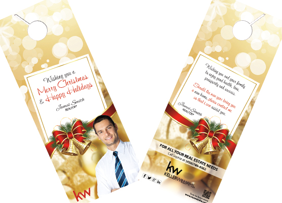 Keller Williams Christmas Door Hangers, Keller Williams Holiday Door Hangers, Keller Williams Holiday Door Hanger Templates, Keller Williams Holiday Door Hanger Designs, Keller Williams Holiday Door Hanger Printing and Keller Williams Holiday Door Hanger Ideas