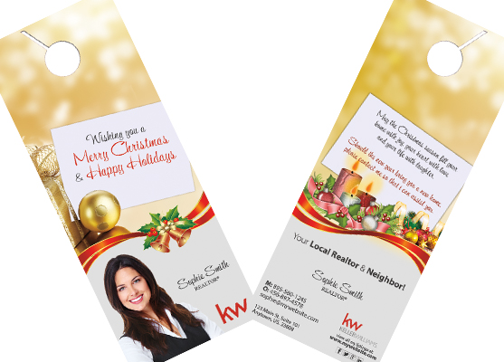 Keller Williams Christmas Door Hangers, Keller Williams Holiday Door Hangers, Keller Williams Holiday Door Hanger Templates, Keller Williams Holiday Door Hanger Designs, Keller Williams Holiday Door Hanger Printing and Keller Williams Holiday Door Hanger Ideas