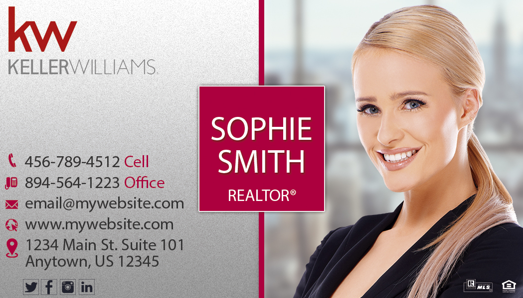 Keller Williams Business Card Magnets, Keller Williams Magnetic Cards, Keller Williams Magnets