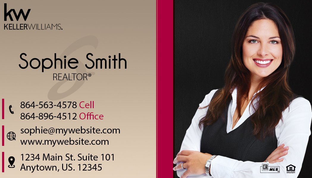 Keller Williams Business Card Magnets, Keller Williams Magnetic Cards, Keller Williams Magnets