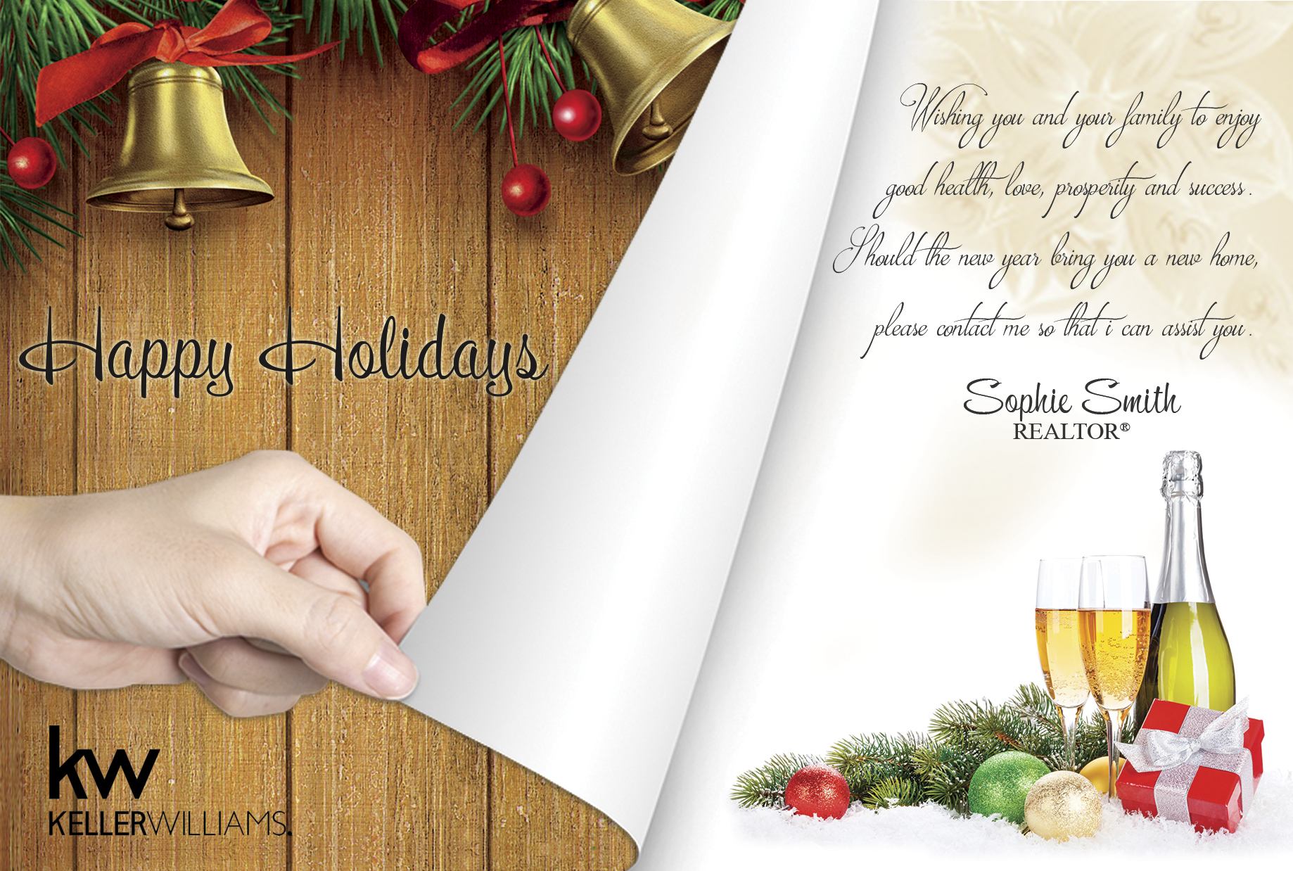 Keller Williams Holiday Postcards, Keller Williams Christmas Postcards, Keller Williams Realtor Holiday Postcards, Keller Williams Agent Holiday Postcards, Keller Williams Office Holiday Postcards, Keller Williams Broker Holiday Postcards