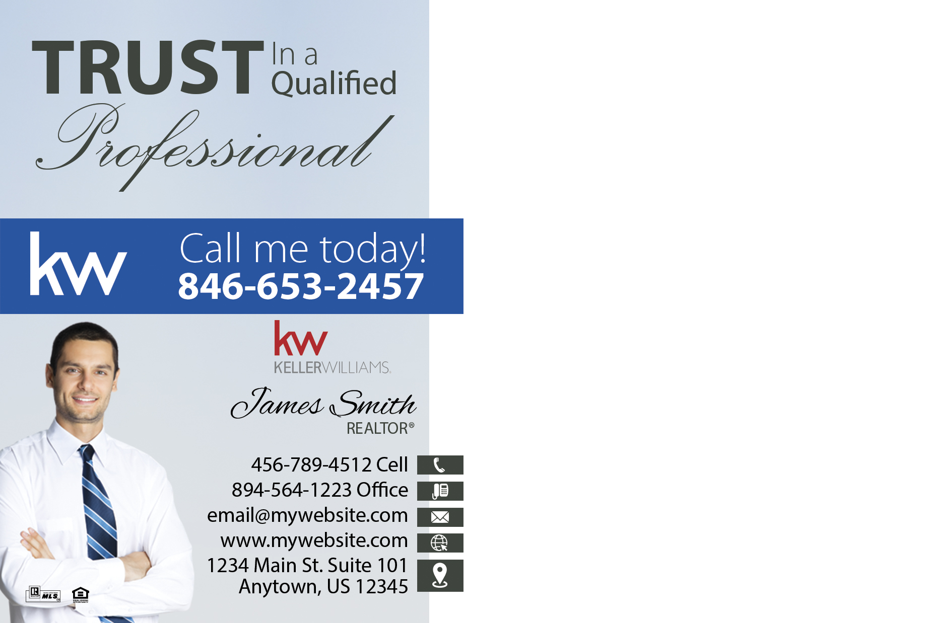 Keller Williams Postcards, Keller Williams Agent Postcards, Keller Williams Realtor Postcards, Keller Williams Broker Agent Postcards, Keller Williams Office Postcards