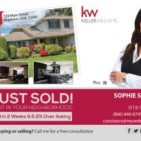 Keller Williams Postcards, Keller Williams Agent Postcards, Keller Williams Realtor Postcards, Keller Williams Broker Agent Postcards, Keller Williams Office Postcards