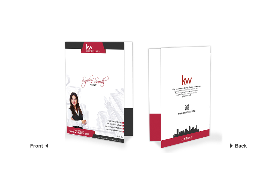 Keller Williams Folders, Keller Williams Agent Folders, Keller Williams Broker Folders, Keller Williams Office Folders, Keller Williams Realtor Folders