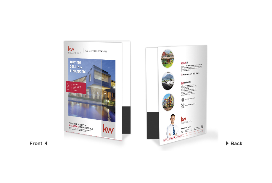 Keller Williams Folders, Keller Williams Agent Folders, Keller Williams Broker Folders, Keller Williams Office Folders, Keller Williams Realtor Folders