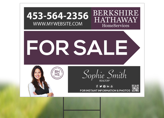 Berkshire Hathaway Yard Signs, Berkshire Hathaway Sign Templates, Berkshire Hathaway Sign designs, Berkshire Hathaway Sign Printing and Berkshire Hathaway Sign Ideas