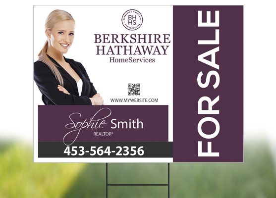 Berkshire Hathaway Signs, Berkshire Hathaway Yard Signs, Berkshire Hathaway Sign Templates, Berkshire Hathaway Sign designs, Berkshire Hathaway Sign Printing and Berkshire Hathaway Sign Ideas