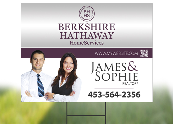 Berkshire Hathaway Signs, Berkshire Hathaway Yard Signs, Berkshire Hathaway Sign Templates, Berkshire Hathaway Sign designs, Berkshire Hathaway Sign Printing and Berkshire Hathaway Sign Ideas