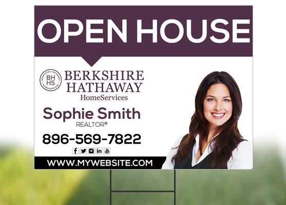 Berkshire Hathaway Signs, Berkshire Hathaway Yard Signs, Berkshire Hathaway Sign Templates, Berkshire Hathaway Sign designs, Berkshire Hathaway Sign Printing and Berkshire Hathaway Sign Ideas