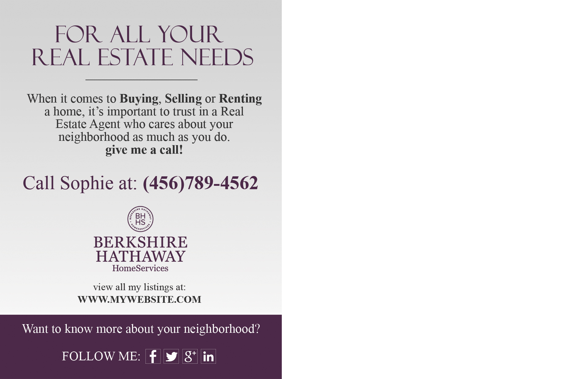 Berkshire Hathaway Cards, Berkshire Hathaway Agent Cards, Berkshire Hathaway Realtor Cards, Berkshire Hathaway Office Cards, Berkshire Hathaway Broker Cards