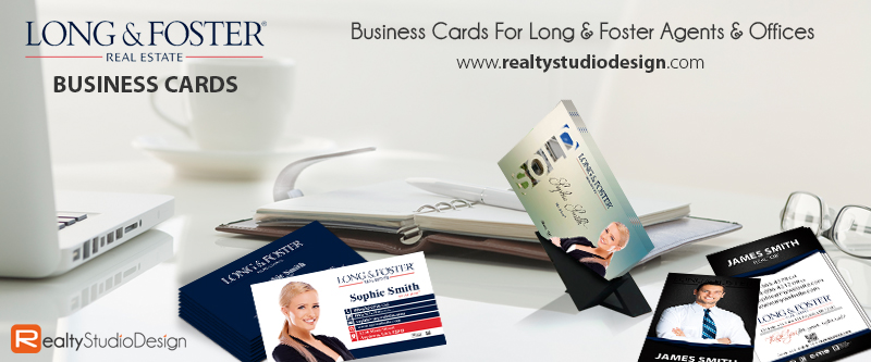 Long and Foster Real Estate Business Cards, Long and Foster Realtor Business Cards, Long and Foster Agent Business Cards, Long and Foster Broker Business Cards, Long and Foster Office Business Cards