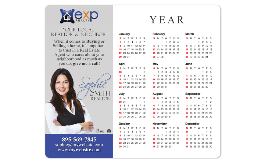 eXp Realty Calendar Magnets | eXp Realty Magnetic Calendars, eXp Realty Magnets, eXp Realty Calendars, eXp Realty Fridge Calendars