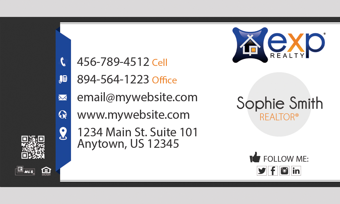 Exp Realty Business Card, Exp Realty Card, Exp Realty Business Card Templates, Exp Realty Business Card Designs, Exp Realty Business Card Ideas, Exp Realty Business Card Gallery, Modern Exp Realty Business Card