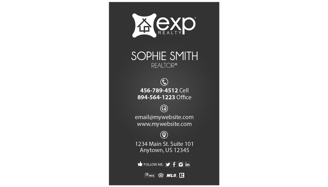 Exp Realty Business Card, Exp Realty Card, Exp Realty Business Card Templates, Exp Realty Business Card Designs, Exp Realty Business Card Ideas, Exp Realty Business Card Gallery, Modern Exp Realty Business Card