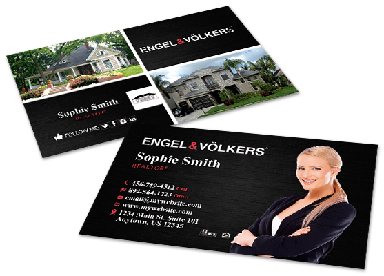 Engel Volkers Business Cards, Engel Volkers Cards, Engel Volkers Realtor Business Cards, Engel Volkers Agent Business Cards, Engel Volkers Broker Business Cards, Engel Volkers Office Business Cards