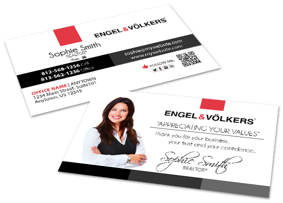 Engel Volkers Business Cards, Engel Volkers Cards, Engel Volkers Realtor Business Cards, Engel Volkers Agent Business Cards, Engel Volkers Broker Business Cards, Engel Volkers Office Business Cards