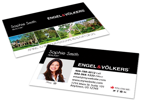 Engel Volkers Business Cards, Engel Volkers Cards, Engel Volkers Realtor Business Cards, Engel Volkers Agent Business Cards, Engel Volkers Broker Business Cards, Engel Volkers Office Business Cards