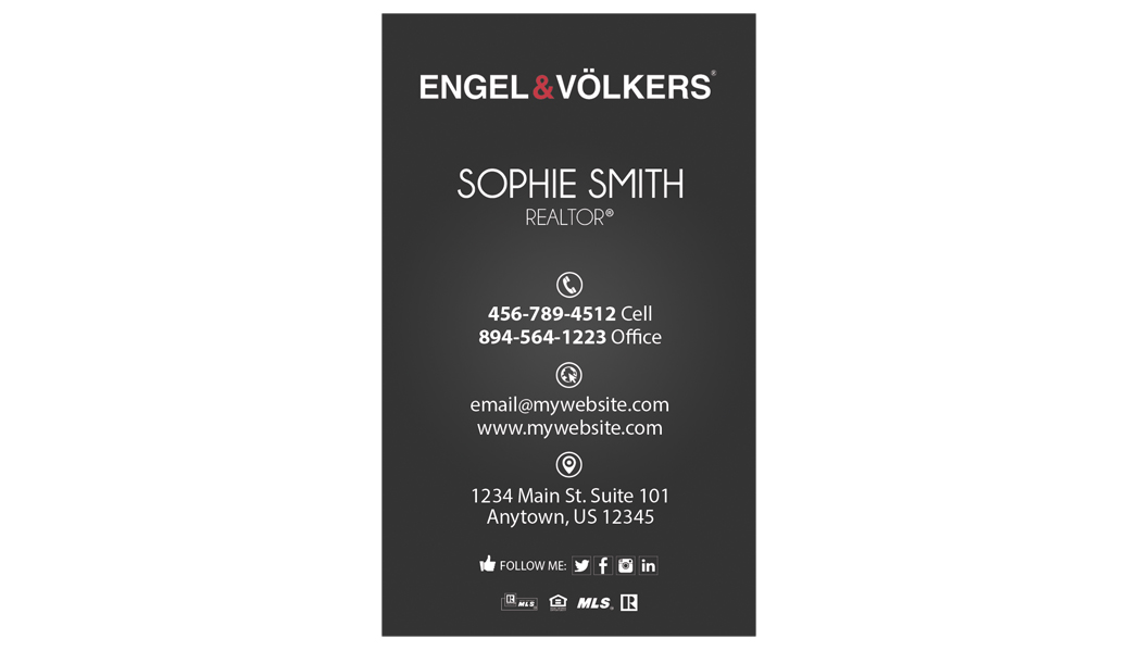 Engel Volkers Business Cards, Engel Volkers Business Card Printing, Engel Volkers Business Card Templates, Engel Volkers Business Card Designs, Engel Volkers Business Cards Ideas