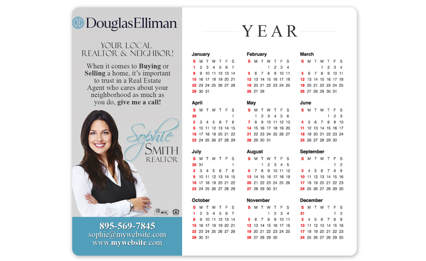 Douglas Elliman Calendar Magnets | Douglas Elliman Calendars, Douglas Elliman Calendar Magnet Printing, Douglas Elliman Calendar Magnet Templates