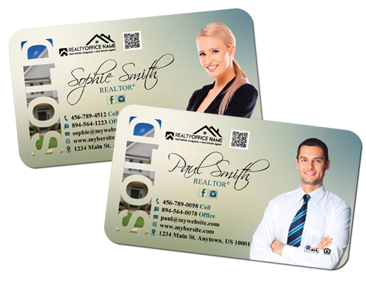 Real Estate Co-Marketing Business Cards, Realtor Co-Marketing Business Cards, Real Estate Co-branded Business Cards, Real Estate Business Cards