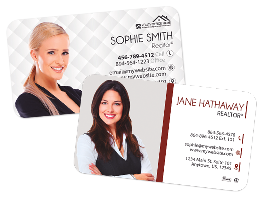 Real Estate Co-Marketing Business Cards, Realtor Co-Marketing Business Cards, Real Estate Co-branded Business Cards, Real Estate Business Cards