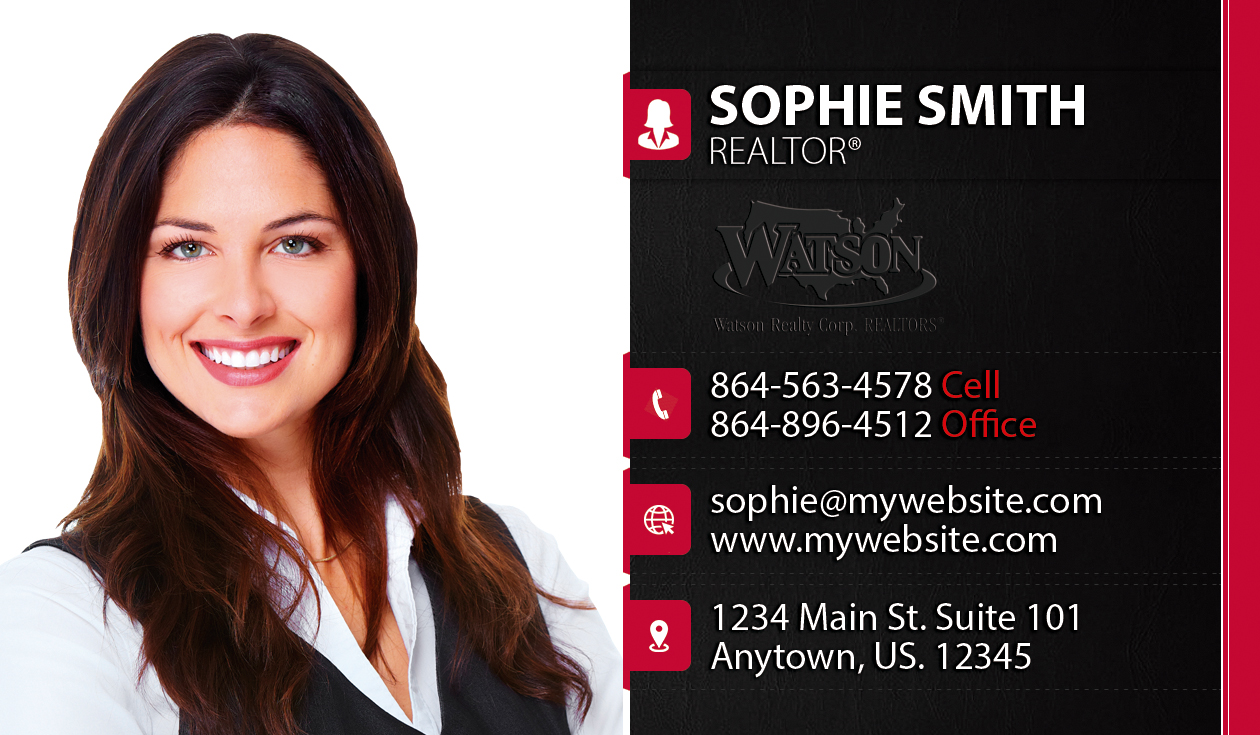 Watson Realty Business Cards, Watson Realty Cards, Watson Realty Realtor Cards, Watson Realty Agent Cards, Watson Realty Broker Cards, Watson Realty Office Business Cards