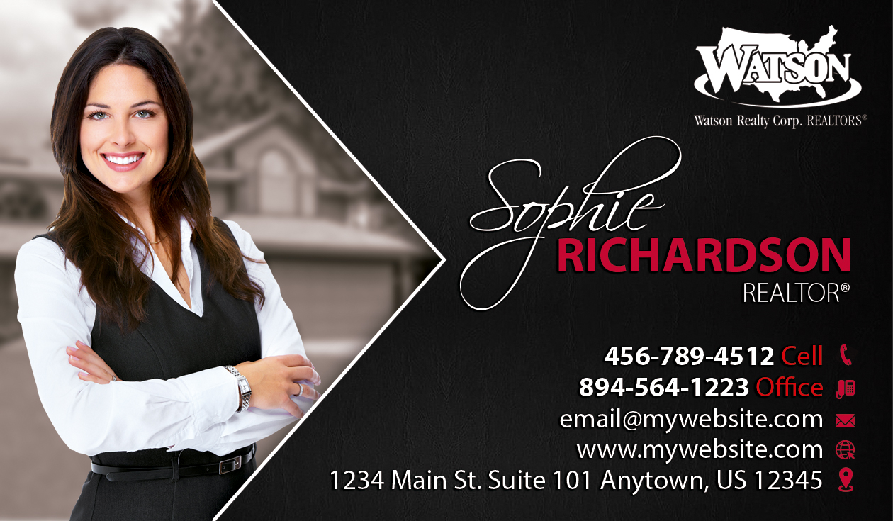 Watson Realty Business Cards, Watson Realty Cards, Watson Realty Realtor Cards, Watson Realty Agent Cards, Watson Realty Broker Cards, Watson Realty Office Business Cards