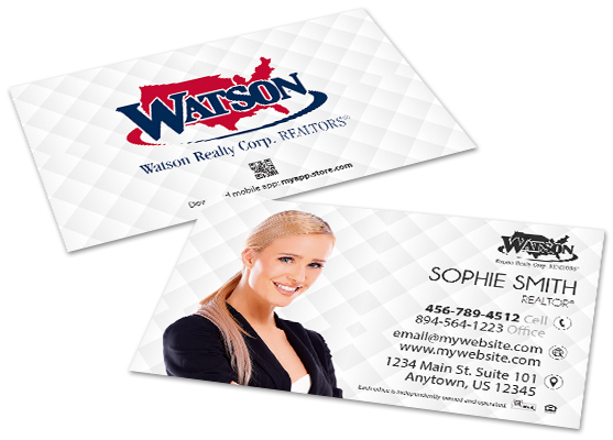 Watson Realty Business Cards, Watson Realty Cards, Watson Realty Business Card Printing, Watson Realty Business Card Template, Watson Realty Business Card Designs, Watson Realty Business Card Ideas