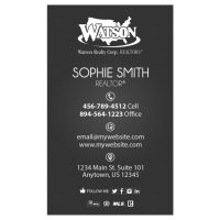 Watson Realty Business Cards, Watson Realty Cards, Watson Realty Realtor Cards, Watson Realty Agent Cards, Watson Realty Broker Cards, Watson Realty Office Business Cards