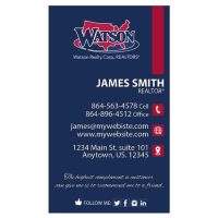 Watson Realty Business Cards, Watson Realty Cards, Watson Realty Realtor Cards, Watson Realty Agent Cards, Watson Realty Broker Cards, Watson Realty Office Business Cards