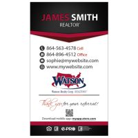 Watson Realty Business Cards, Watson Realty Cards, Watson Realty Realtor Cards, Watson Realty Agent Cards, Watson Realty Broker Cards, Watson Realty Office Business Cards